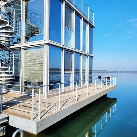 Schwimmende Ferienwohnung Rooftop Elsterheide Zewnętrze zdjęcie